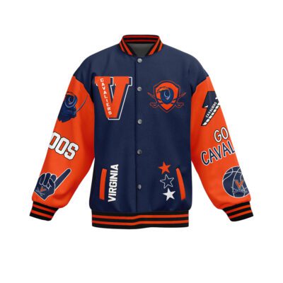 Virginia Cavaliers NCAA Baseball Jacket For Fan CFB1452 1