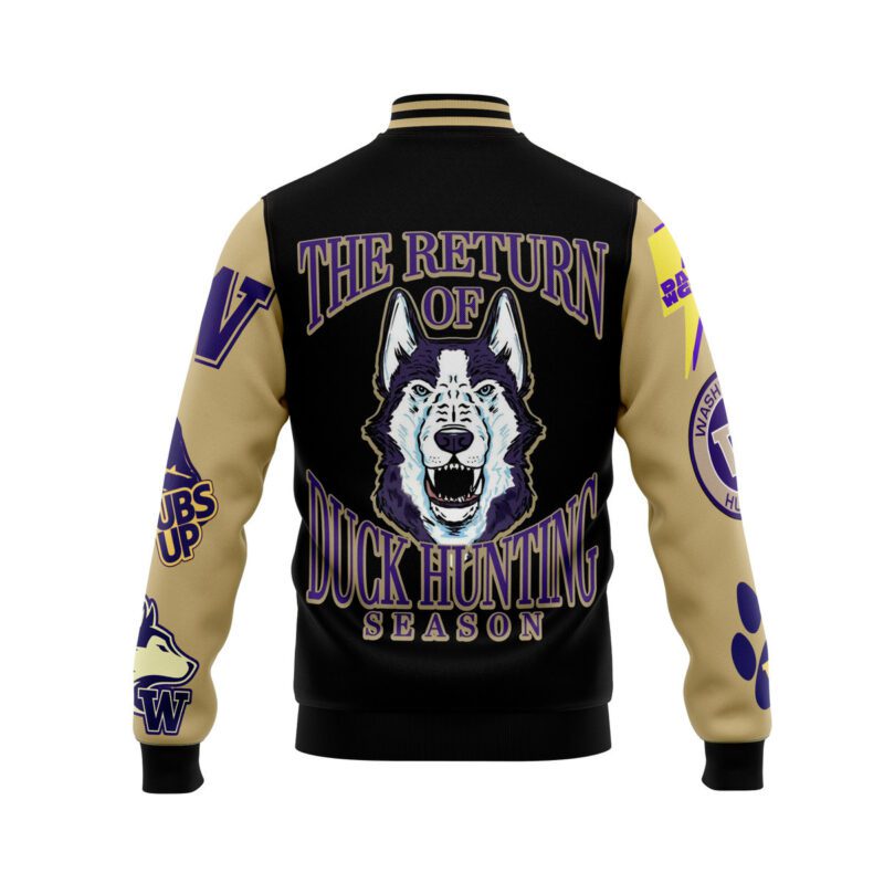 Washington Huskies NCAA Baseball Jacket For Fan CFB1451 2