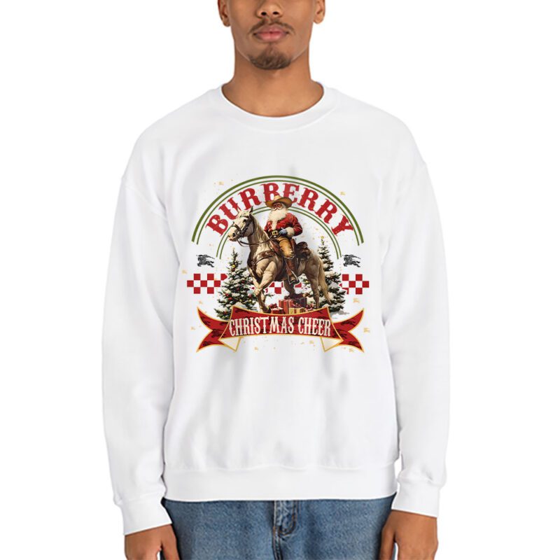 Western Christmas Burberry Unisex Sweatshirt TAS22205 1