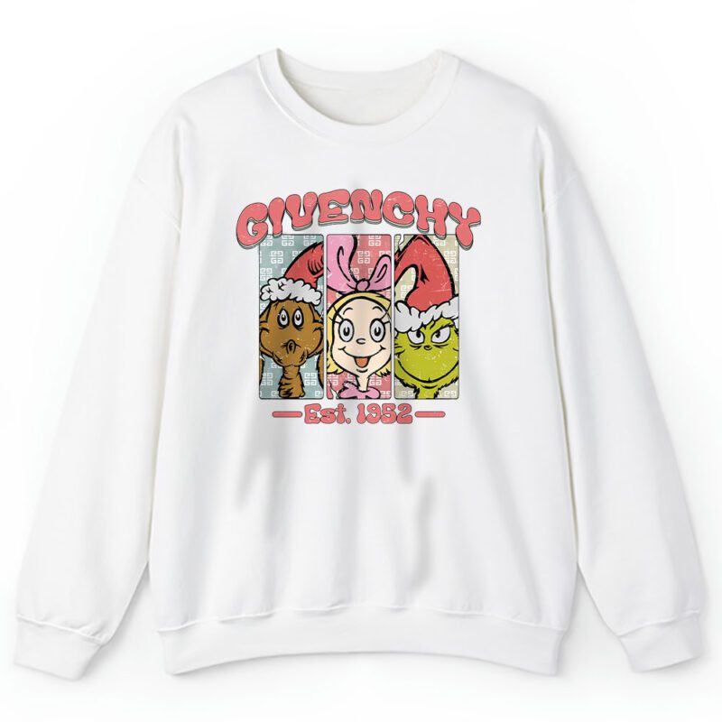 Whoville Christmas Santa Universal Grinchy Boujee Givenchy Unisex Sweatshirt TAS22221 1