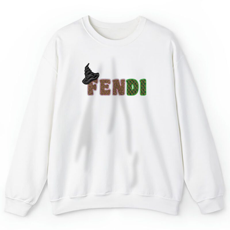Wicked Glitter Colorful Broomstick Magic Wand Fendi Unisex Sweatshirt TAS22227 1