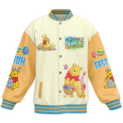 Winnie The Pooh Baseball Jacket For Fan CFB1439 1 Winnie The Pooh Baseball Jacket For Fan CFB1439 1