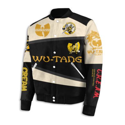 Wu Tang Baseball Jacket For Fan CFB1424 1 Wu Tang Baseball Jacket For Fan CFB1424 1