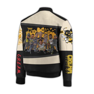 Wu Tang Baseball Jacket For Fan CFB1424 2 Wu Tang Baseball Jacket For Fan CFB1424 2