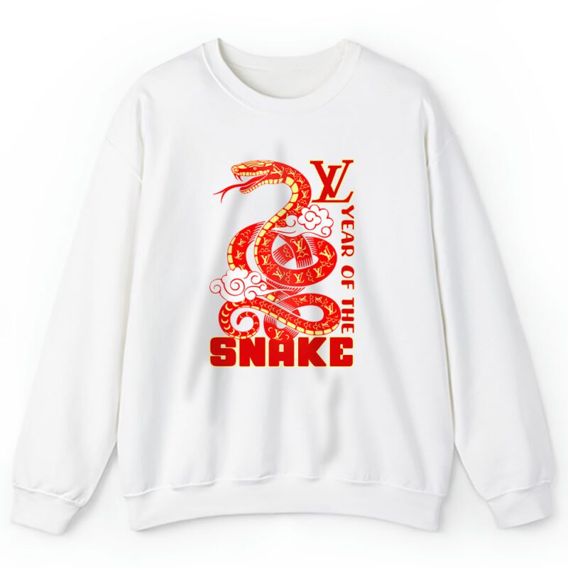 Year Of The Snake Chinese Lunar New Year 2025 Louis Vuitton Unisex Sweatshirt TAS22237 1