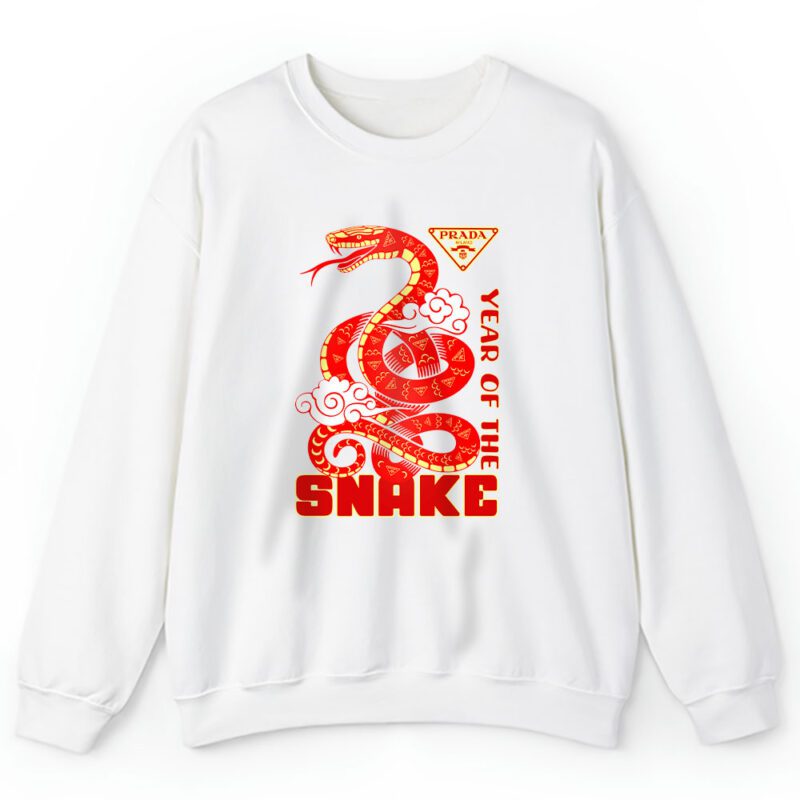 Year Of The Snake Chinese Lunar New Year 2032 Prada Unisex Sweatshirt TAS22238 1