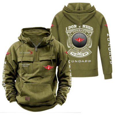Zundapp Vintage Quarter Zip Hoodie Retro Hoodie LQZ1174 3 Zundapp Vintage Quarter Zip Hoodie Retro Hoodie LQZ1174 3