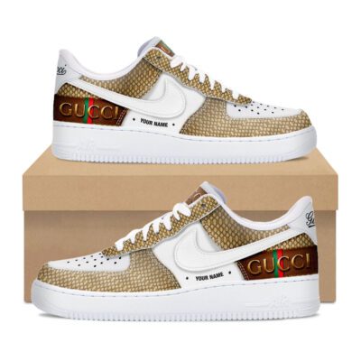 Gucci Pattern Air Force 1 Sneakers Limited AF1 Shoes OAF1055