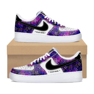 Louis Vuitton Galaxy Pattern Air Force 1 Sneakers Limited LV AF1 Shoes OAF1060