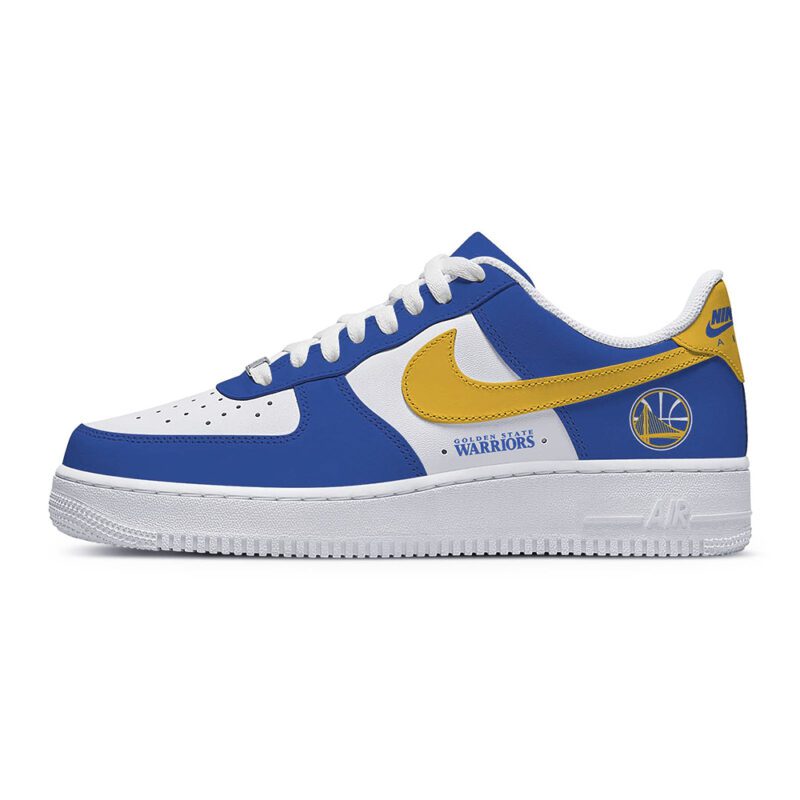 Custom Air Force 1 Low x NBA Golden State Warriors AF1 Limited Sneakers For Fan TCB1039