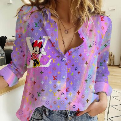 Louis Vuitton Luxury Women Casual Shirt Linen Shirt WCS1059
