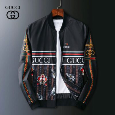 Gucci Luxury Brand Varsity Zipper Jacket VST1223
