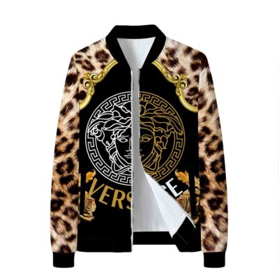 Versace Luxury Brand Varsity Zipper Jacket VST1114