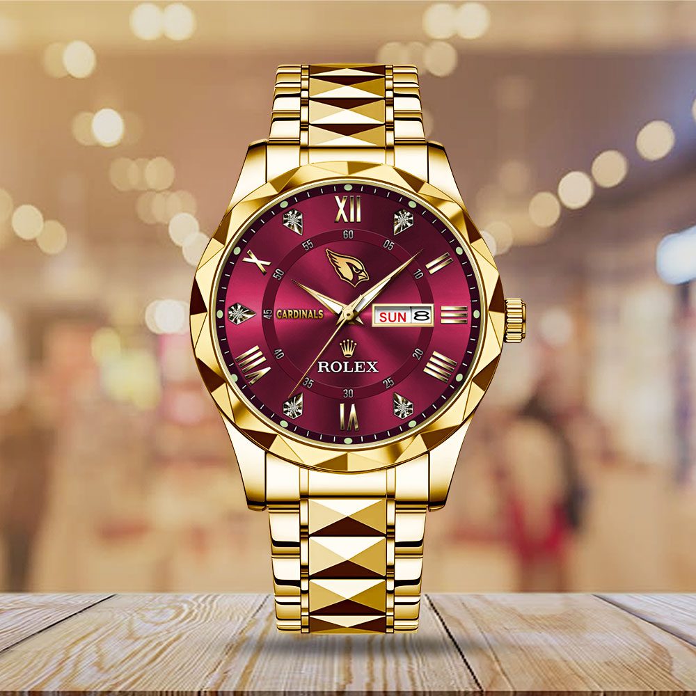 Arizona-Cardinals-x-Rolex-Alloy-Luxury-Quartz-Watch-1 Arizona Cardinals x Rolex Alloy Luxury Quartz Watch 1