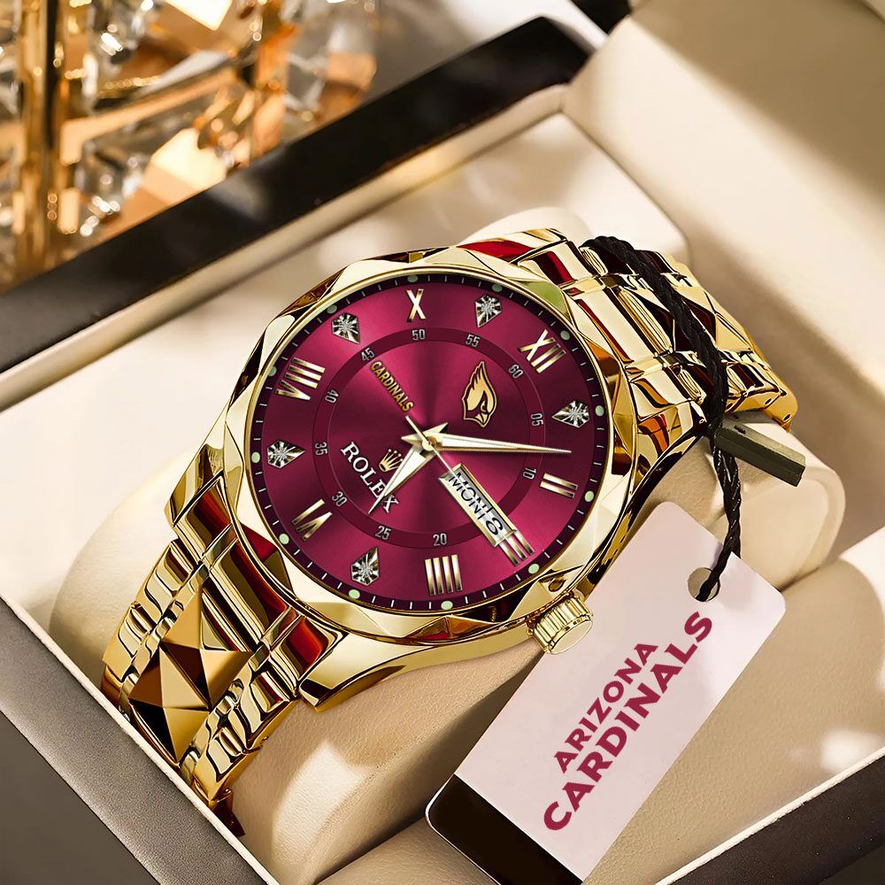 Arizona-Cardinals-x-Rolex-Alloy-Luxury-Quartz-Watch Arizona Cardinals x Rolex Alloy Luxury Quartz Watch