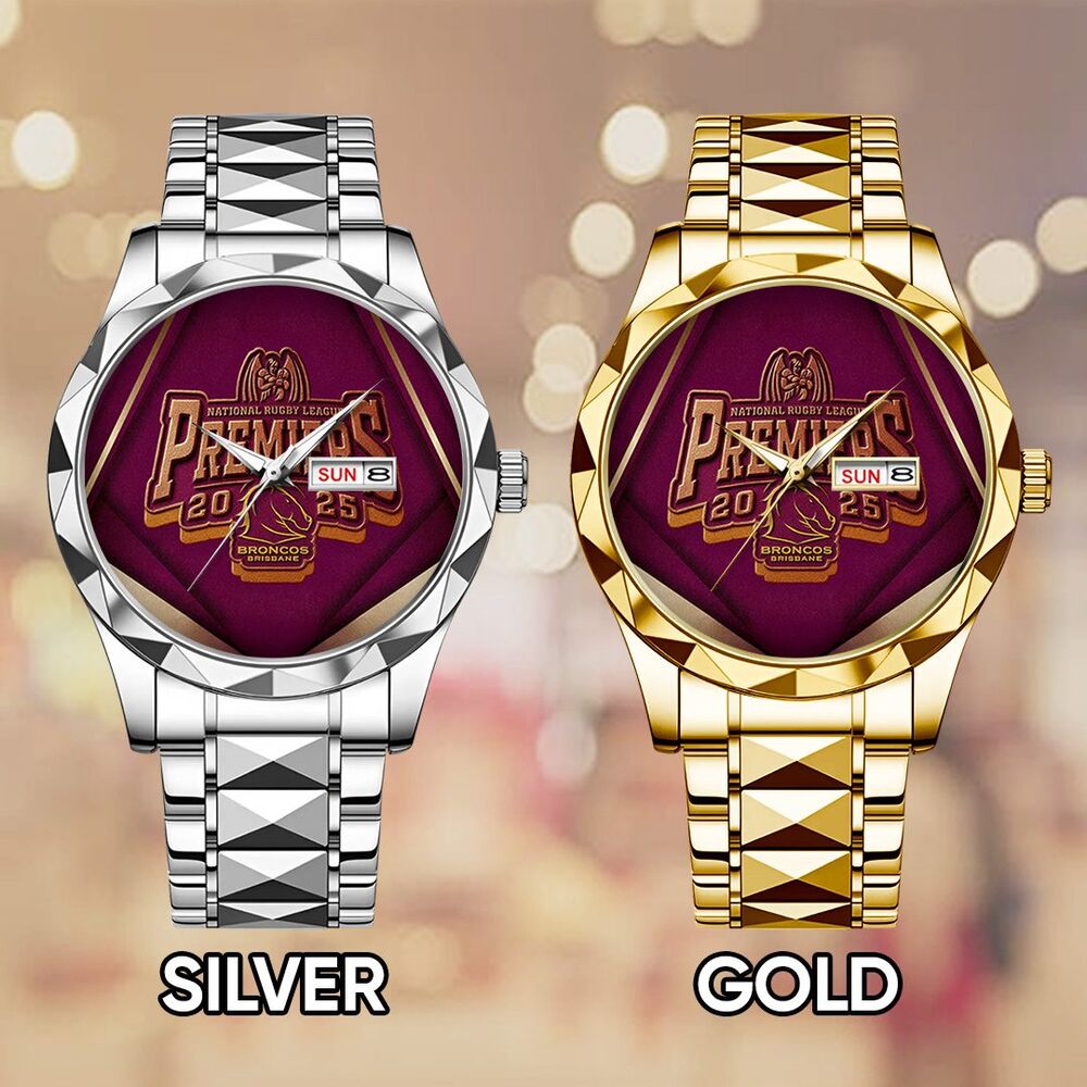 Brisbane-Broncos-2025-Premiership-Alloy-Luxury-Quartz-Watch-2 Brisbane Broncos 2025 Premiership Alloy Luxury Quartz Watch 2