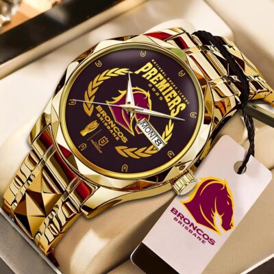 Brisbane Broncos Alloy Luxury Quartz Watch
