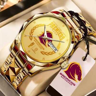 Brisbane Broncos Alloy Luxury Quartz Watch
