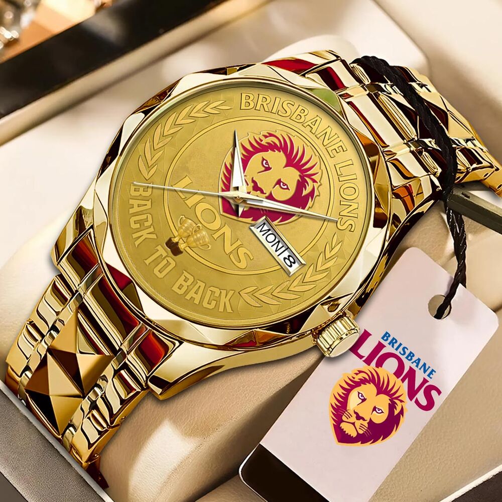 Brisbane-Lions-2025-AFL-Premiers-Alloy-Luxury-Quartz-Watch Brisbane Lions 2025 AFL Premiers Alloy Luxury Quartz Watch