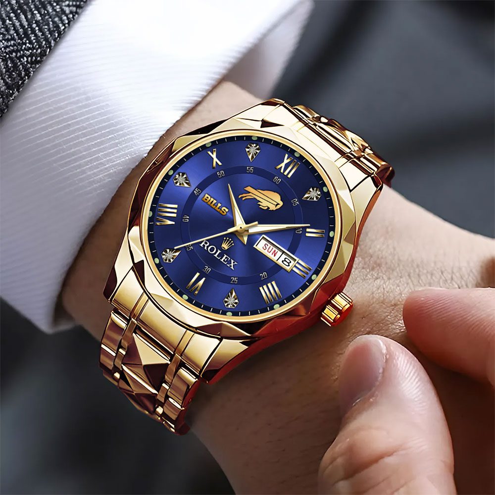 Buffalo-Bills-x-Rolex-Alloy-Luxury-Quartz-Watch-2 Buffalo Bills x Rolex Alloy Luxury Quartz Watch 2