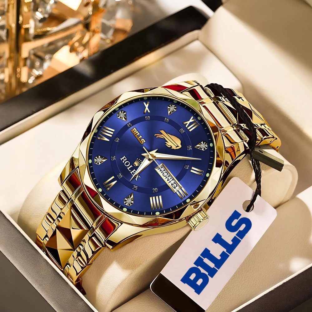 Buffalo-Bills-x-Rolex-Alloy-Luxury-Quartz-Watch Buffalo Bills x Rolex Alloy Luxury Quartz Watch