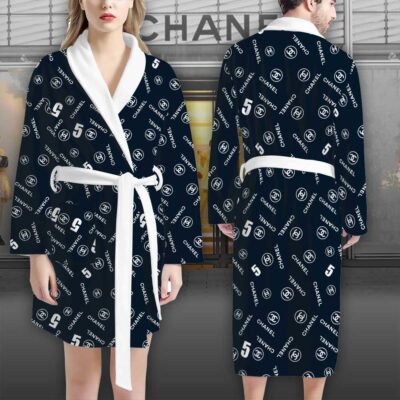 Chanel Circle Logo 5 Pattern Luxury Bathrobe 2