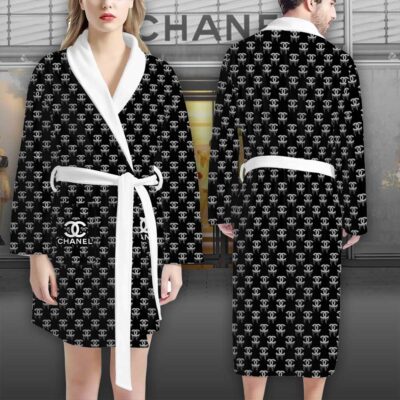 Chanel Dripping Pattern Luxury Bathrobe 2