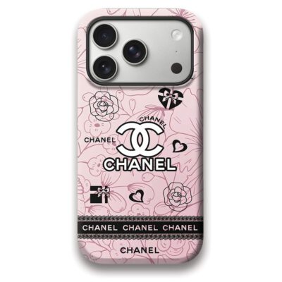 Chanel Flowers Pink Luxury Phone Case Iphone 17 Series LIMITED1013