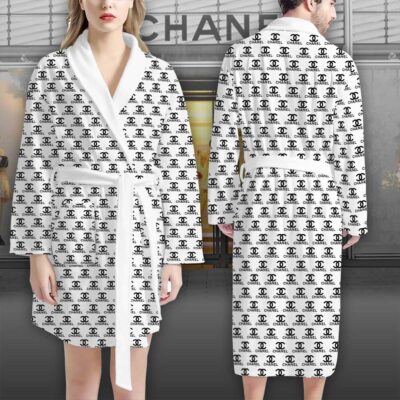 Chanel Logo Pattern Luxury Bathrobe 2