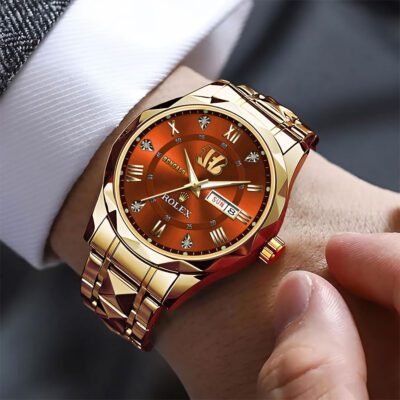 Cincinnati Bengals x Rolex Alloy Luxury Quartz Watch 2 Cincinnati Bengals x Rolex Alloy Luxury Quartz Watch 2