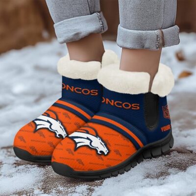 Denver Broncos Comfy Winter Snow Boots SBA1016