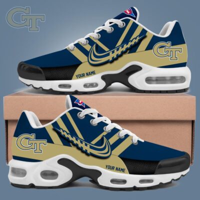 Georgia Tech Yellow Jackets Personalized Air Max Plus Sneakers