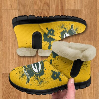 Green Bay Packers Comfy Winter Snow Boots SBA1057