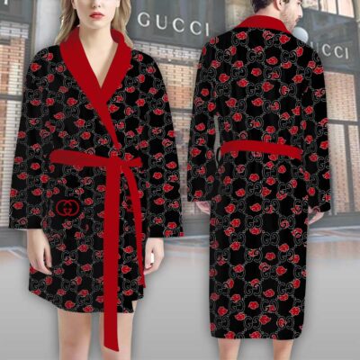 Gucci Akatsuki Pattern Luxury Bathrobe 2