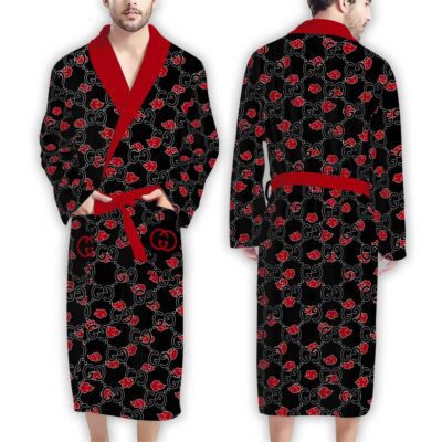 Gucci Akatsuki Pattern Luxury Bathrobe