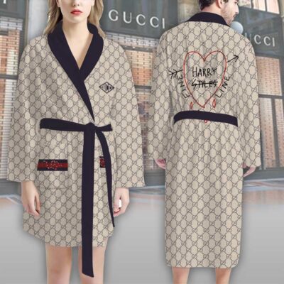 Gucci Harry Styles Snake Pattern Luxury Bathrobe 2