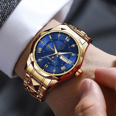 Indianapolis Colts x Rolex Alloy Luxury Quartz Watch 2 Indianapolis Colts x Rolex Alloy Luxury Quartz Watch 2