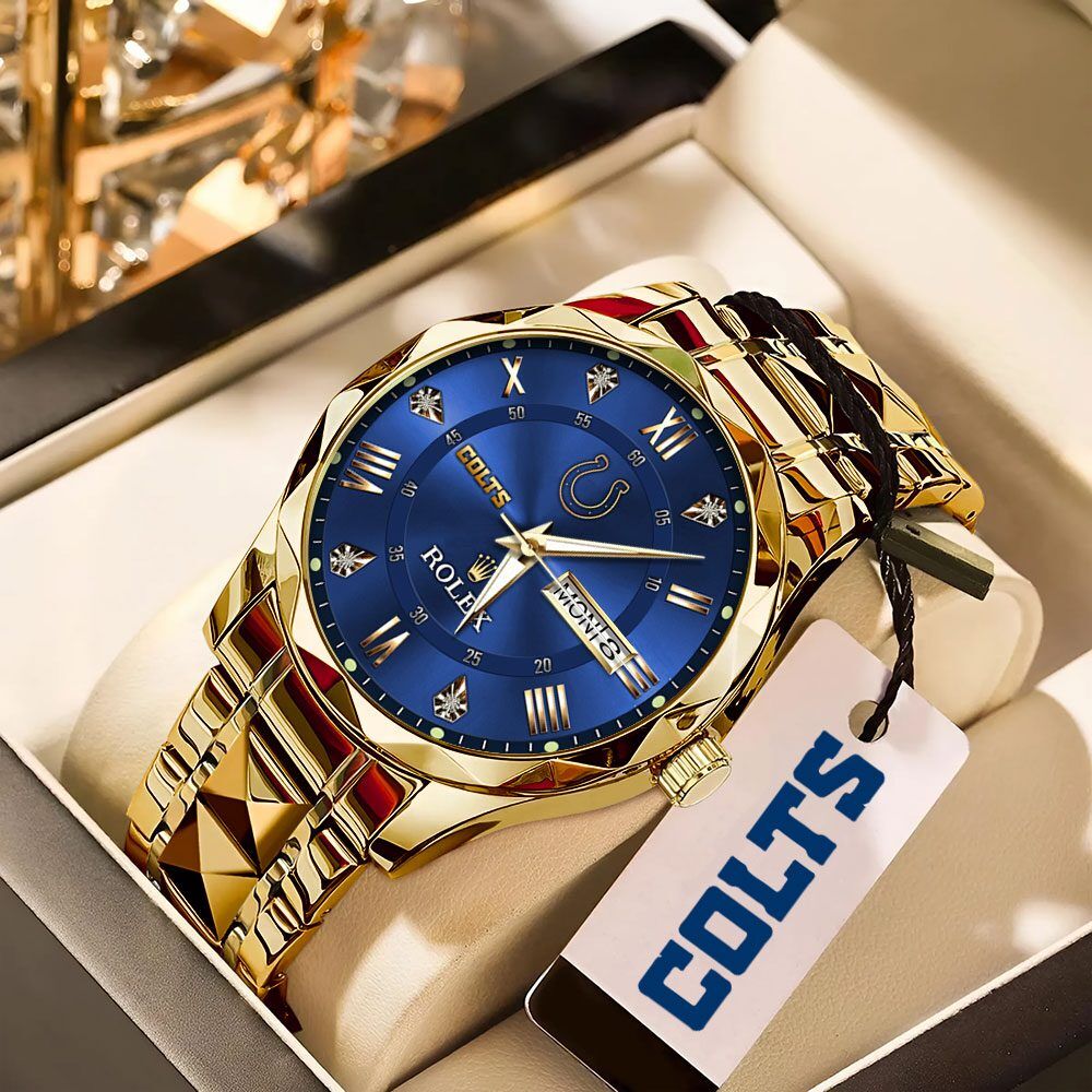 Indianapolis-Colts-x-Rolex-Alloy-Luxury-Quartz-Watch Indianapolis Colts x Rolex Alloy Luxury Quartz Watch