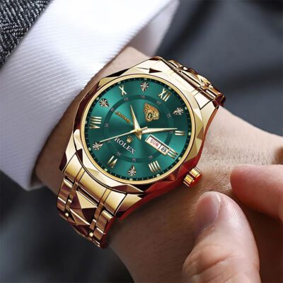 Jacksonville Jaguars x Rolex Alloy Luxury Quartz Watch 2 Jacksonville Jaguars x Rolex Alloy Luxury Quartz Watch 2