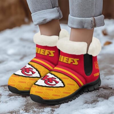 Kansas City Chiefs Comfy Winter Snow Boots SBA1064