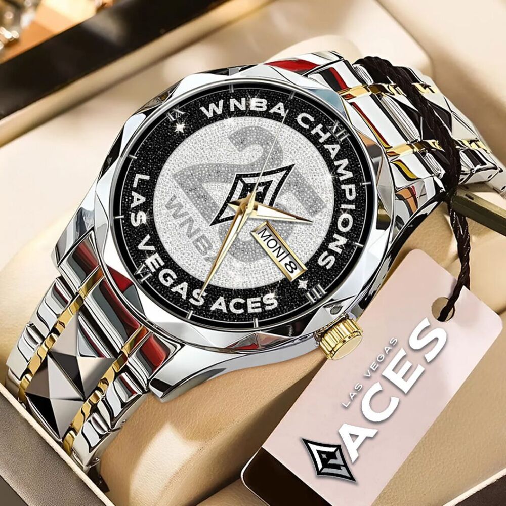 Las-Vegas-Aces-2025-WNBA-Champions-Alloy-Luxury-Quartz-Watch-1 Las Vegas Aces 2025 WNBA Champions Alloy Luxury Quartz Watch 1