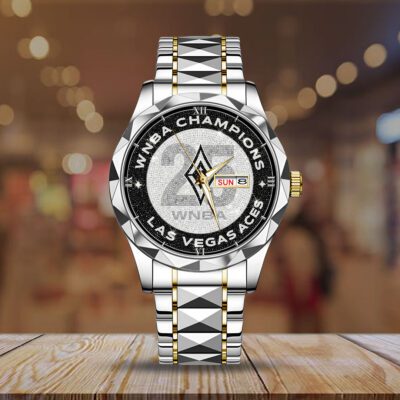 Las Vegas Aces 2025 WNBA Champions Alloy Luxury Quartz Watch 2 Las Vegas Aces 2025 WNBA Champions Alloy Luxury Quartz Watch 2