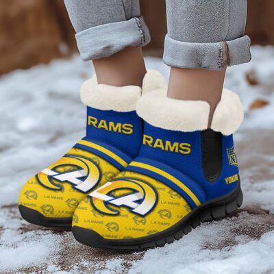 Los Angeles Rams Comfy Winter Snow Boots SBA1034