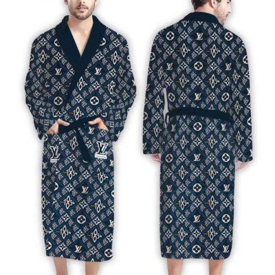 Louis Vuitton 1854 Pattern Luxury Bathrobe