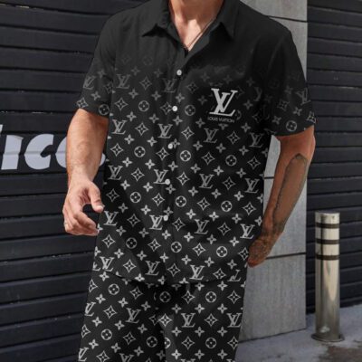 Louis Vuitton Combo Luxury Shirt and Shorts NLL1065