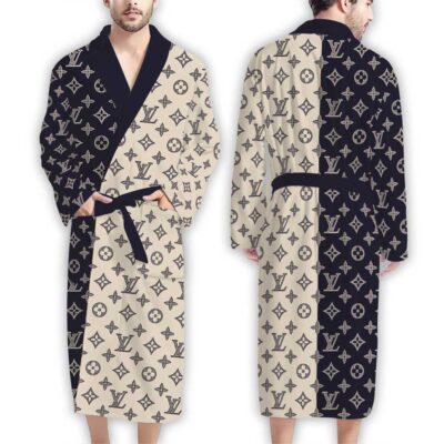 Louis Vuitton Holographic Logo Luxury Bathrobe