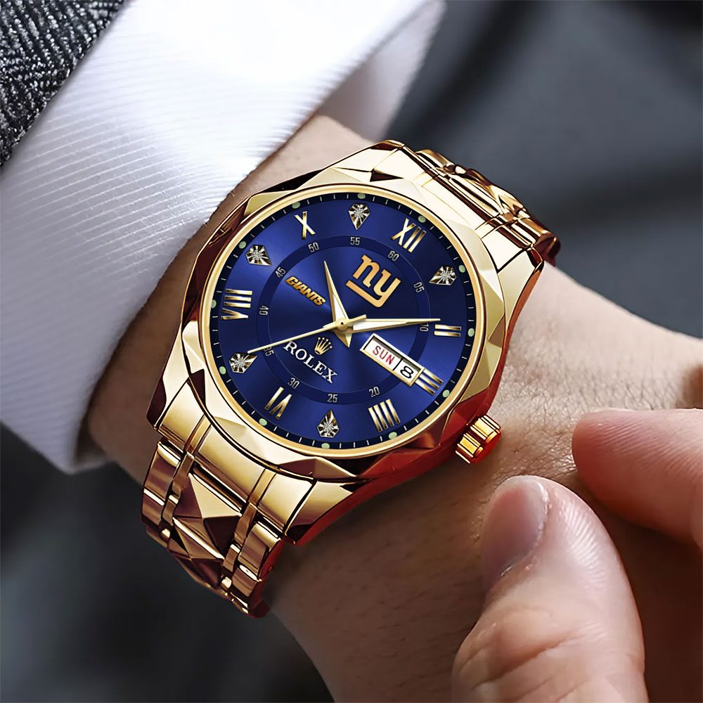 New-York-Giants-x-Rolex-Alloy-Luxury-Quartz-Watch-2 New York Giants x Rolex Alloy Luxury Quartz Watch 2