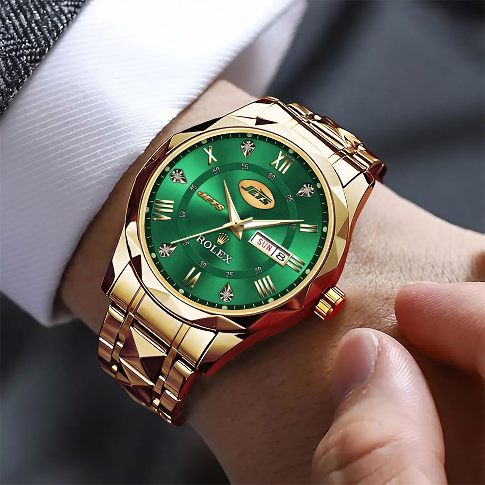 New-York-Jets-x-Rolex-Alloy-Luxury-Quartz-Watch-2 New York Jets x Rolex Alloy Luxury Quartz Watch 2