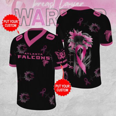Personalized Atlanta Falcons x Breast Cancer Awareness Football Jersey