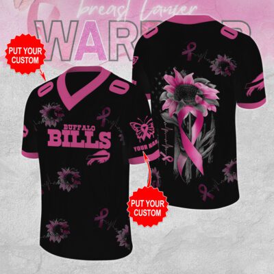 Personalized Buffalo Bills x Breast Cancer Awareness Football Jersey